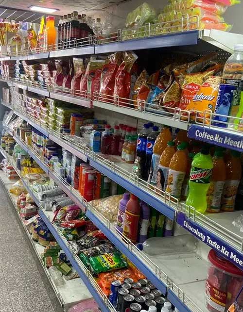 Grocery display racks