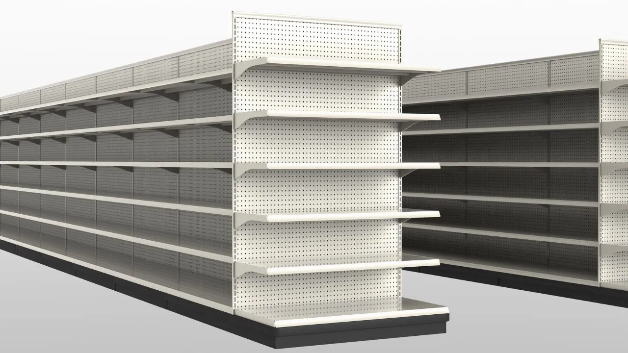 Types of Gondola Shelving Used in Supermarkets Gondola Racks